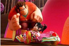 Ральф: Пазлы-Слайды - Wreck-It Ralph Sliding Puzzle